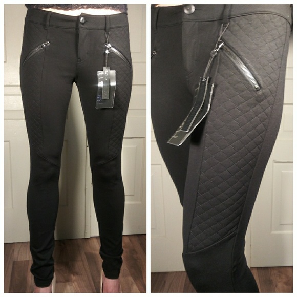 Pants - NWT sz. 11 Ponte knit moto leggings skinny pants